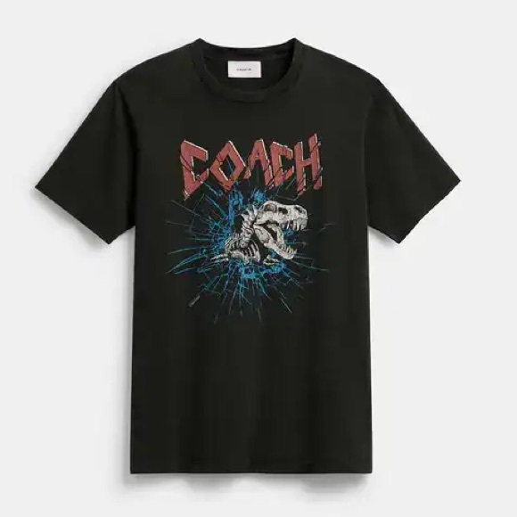 Coach Other - Coach Black T-Rex Graphic Tee